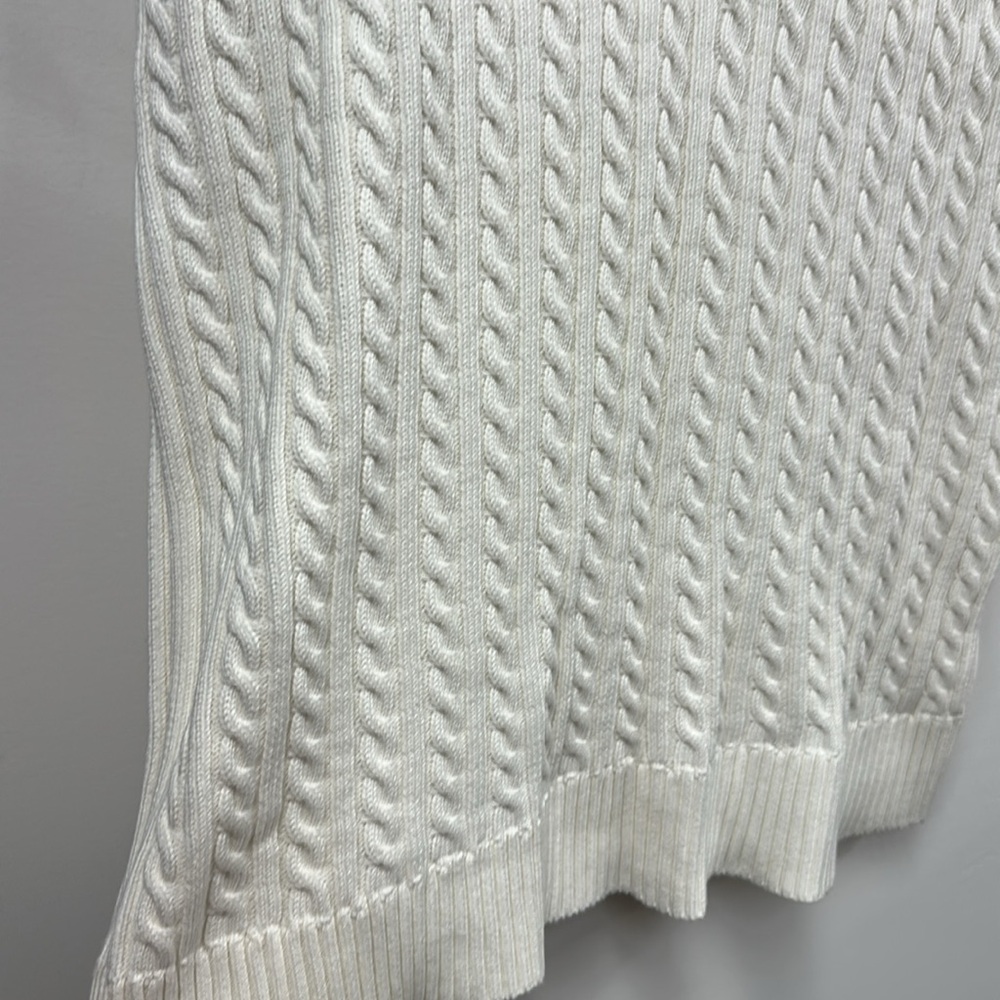 Anthropologie The Upside Dress Ivory Mini Columbia Blaise Preppy Stretch L - Picture 7 of 8